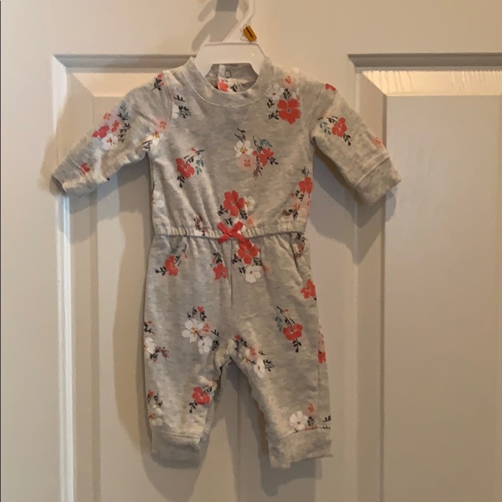 Baby floral one piece outfit